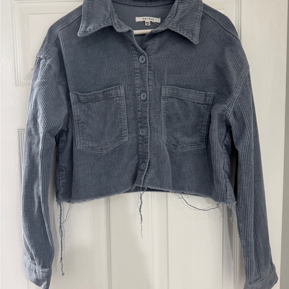 PacSun Light Blue Corduroy Jacket